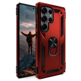 ONEFLOW Titan Cover Samsung Galaxy S25 Ultra Panzerhülle Stoßfest – Inferno Red ONEFLOW Titan Cover Samsung Galaxy S25 Ultra Panzerhülle Stoßfest – Inferno Red