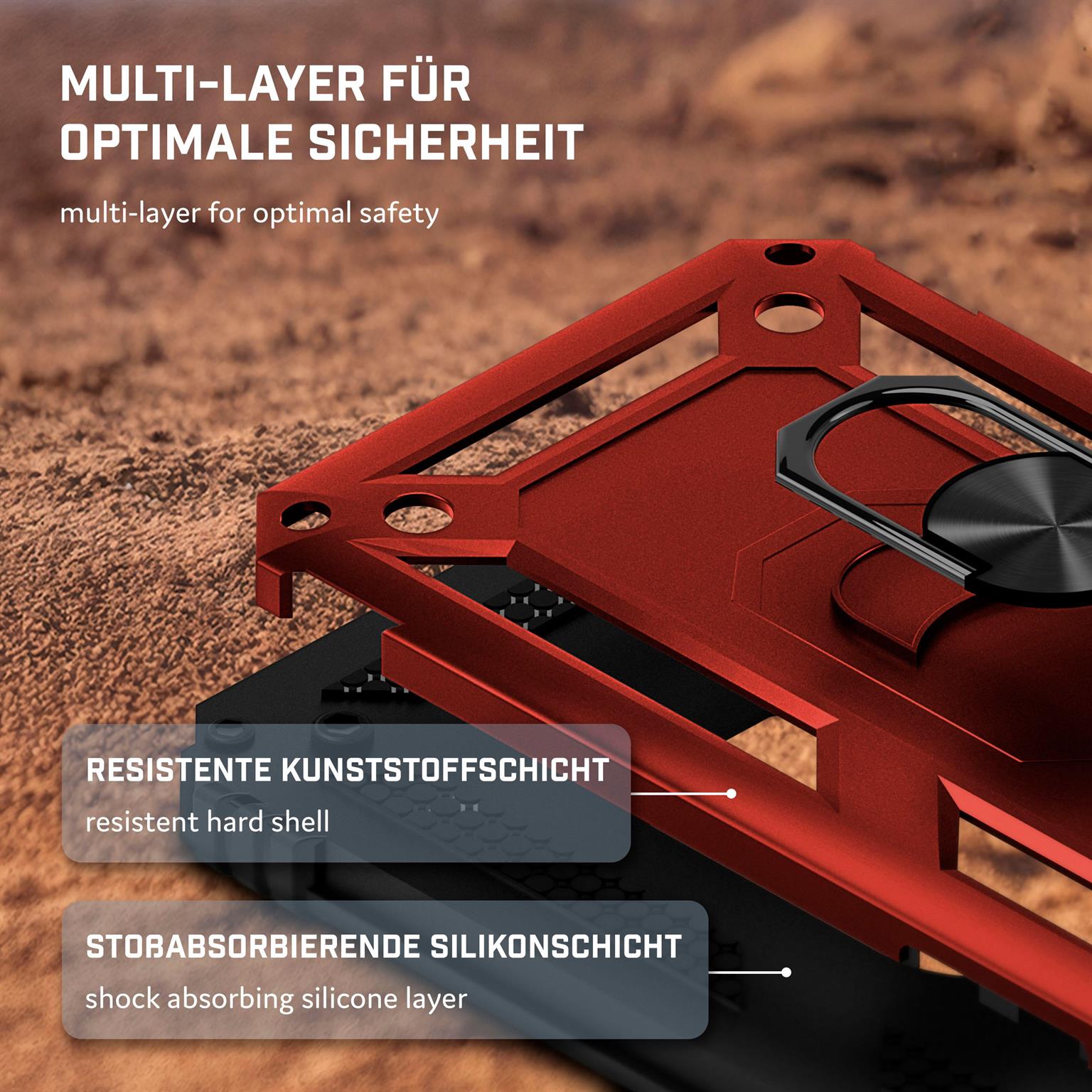 ONEFLOW Titan Cover Samsung Galaxy S25 Panzerhülle Stoßfest – Weiteres Produktbild 4