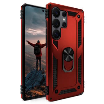 ONEFLOW Titan Cover Samsung Galaxy S26 Ultra Panzerhülle Stoßfest – Inferno Red ONEFLOW Titan Cover Samsung Galaxy S26 Ultra Panzerhülle Stoßfest – Inferno Red