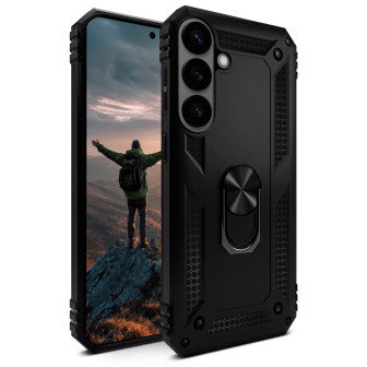 ONEFLOW Titan Cover Samsung Galaxy S26 Panzerhülle Stoßfest – Phantom Black
