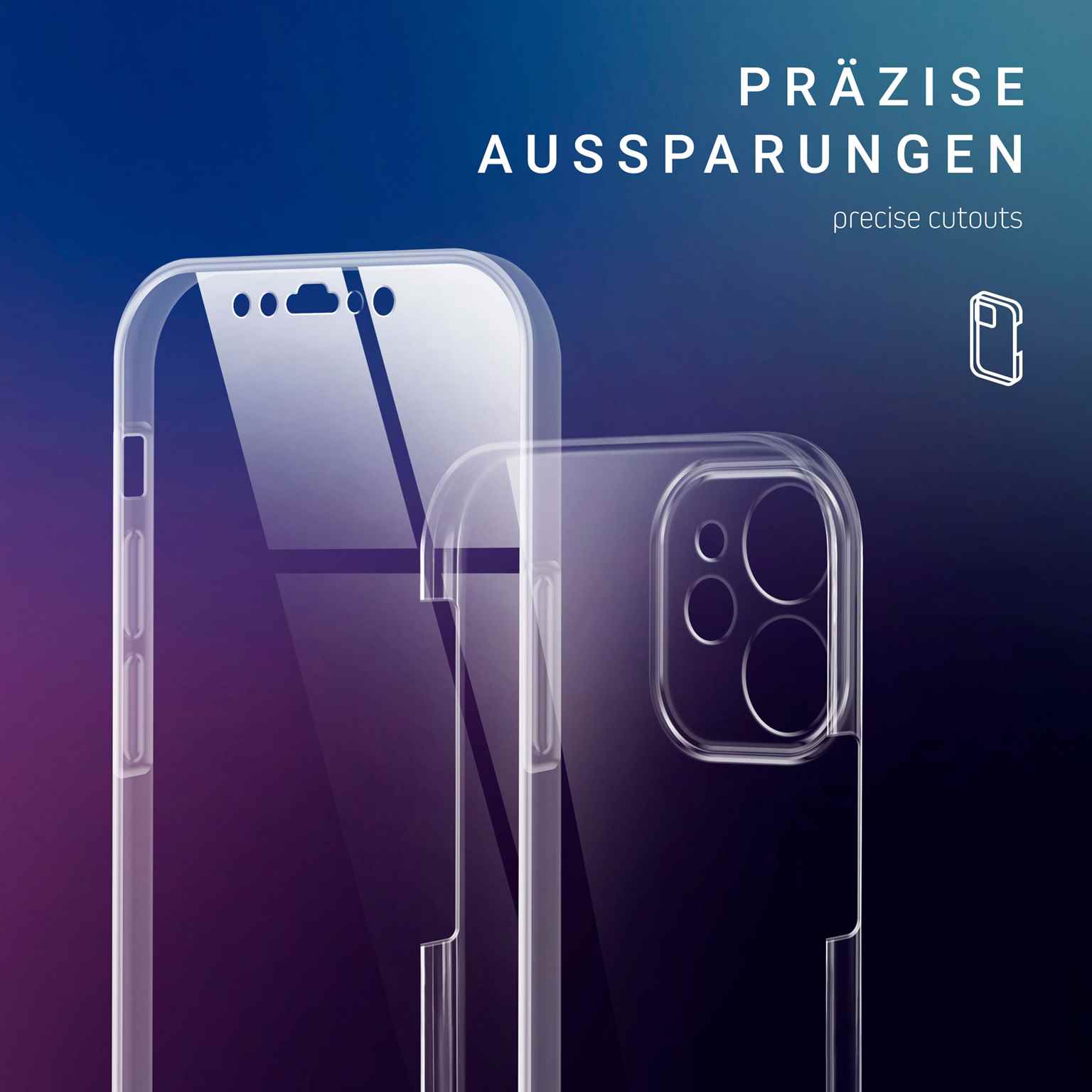 ONEFLOW Touch Case iPhone 12 mini Komplett Hülle 360 Grad – Weiteres Produktbild 5 ONEFLOW Touch Case iPhone 12 mini Komplett Hülle 360 Grad – Weiteres Produktbild 5