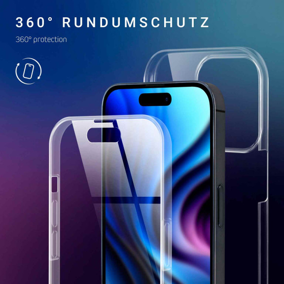 ONEFLOW Touch Case iPhone 14 Pro Komplett Hülle 360 Grad – Weiteres Produktbild 2 ONEFLOW Touch Case iPhone 14 Pro Komplett Hülle 360 Grad – Weiteres Produktbild 2