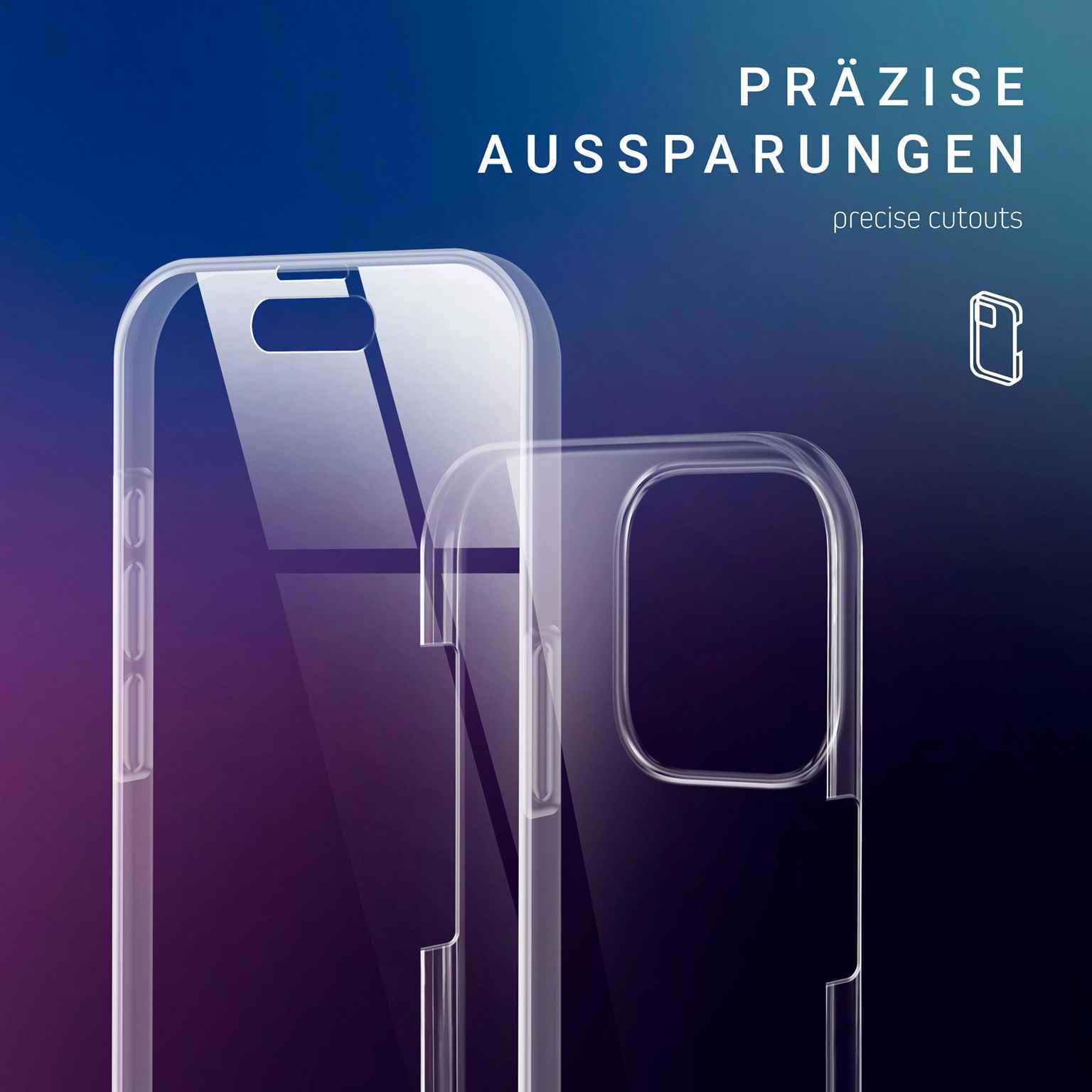 ONEFLOW Touch Case iPhone 15 Pro Max Komplett Hülle 360 Grad – Weiteres Produktbild 5