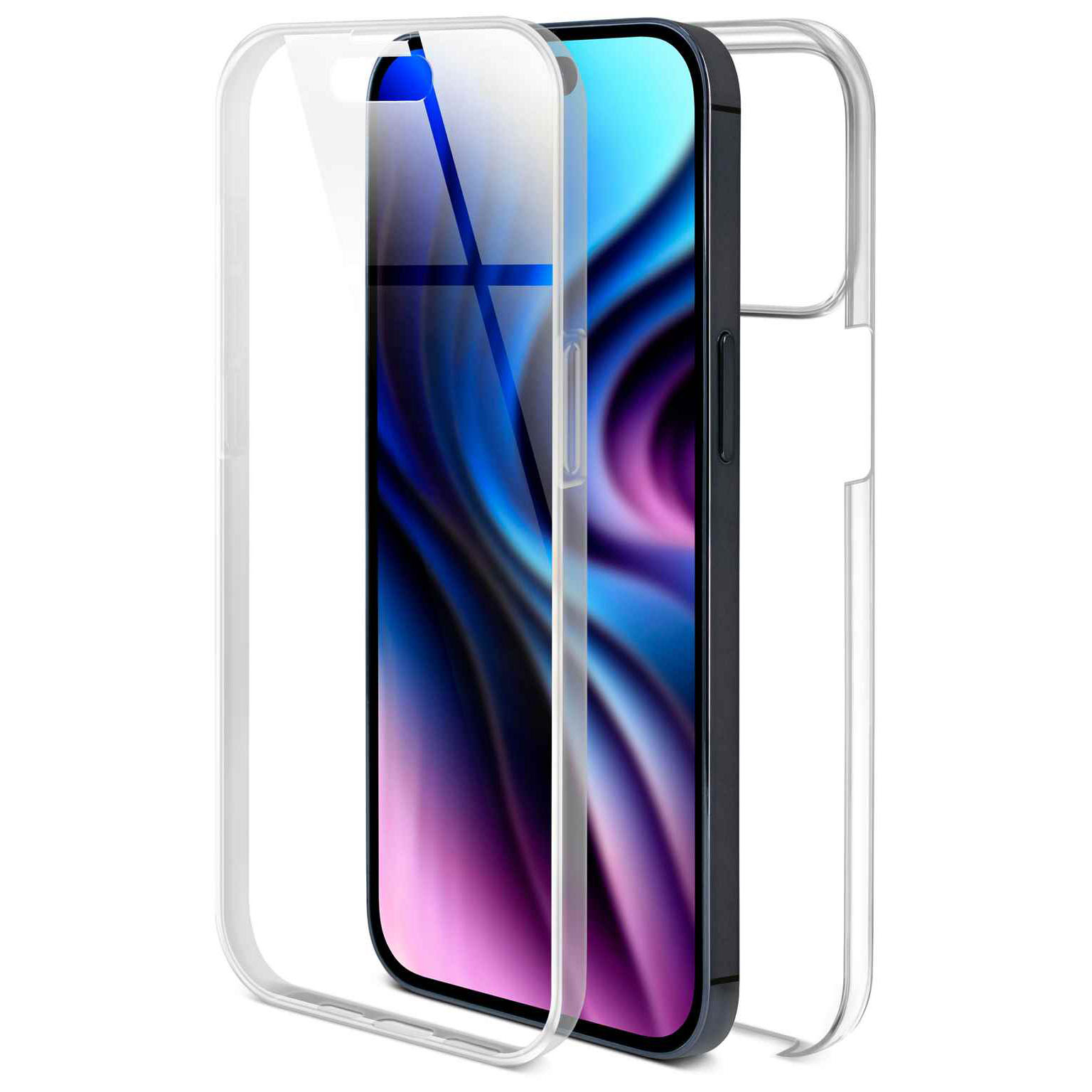 ONEFLOW Touch Case iPhone 15 Pro Komplett Hülle 360 Grad – undefined