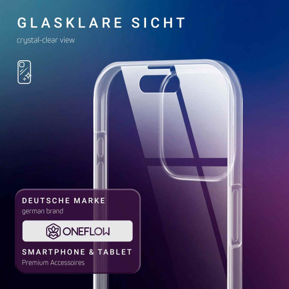 ONEFLOW Touch Case iPhone 15 Pro Komplett Hülle 360 Grad – Weiteres Produktbild 3 ONEFLOW Touch Case iPhone 15 Pro Komplett Hülle 360 Grad – Weiteres Produktbild 3