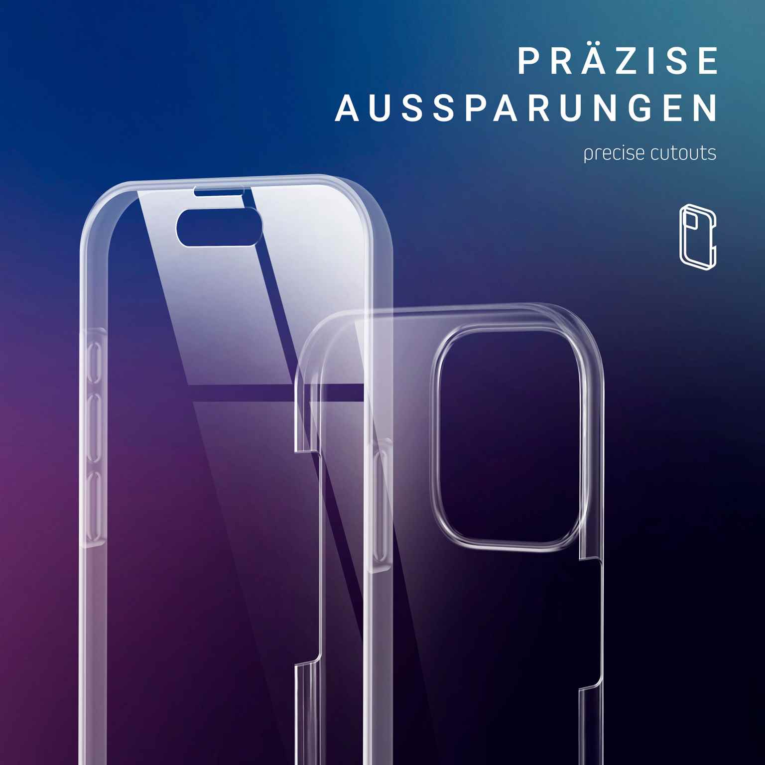 ONEFLOW Touch Case iPhone 15 Pro Komplett Hülle 360 Grad – Weiteres Produktbild 5