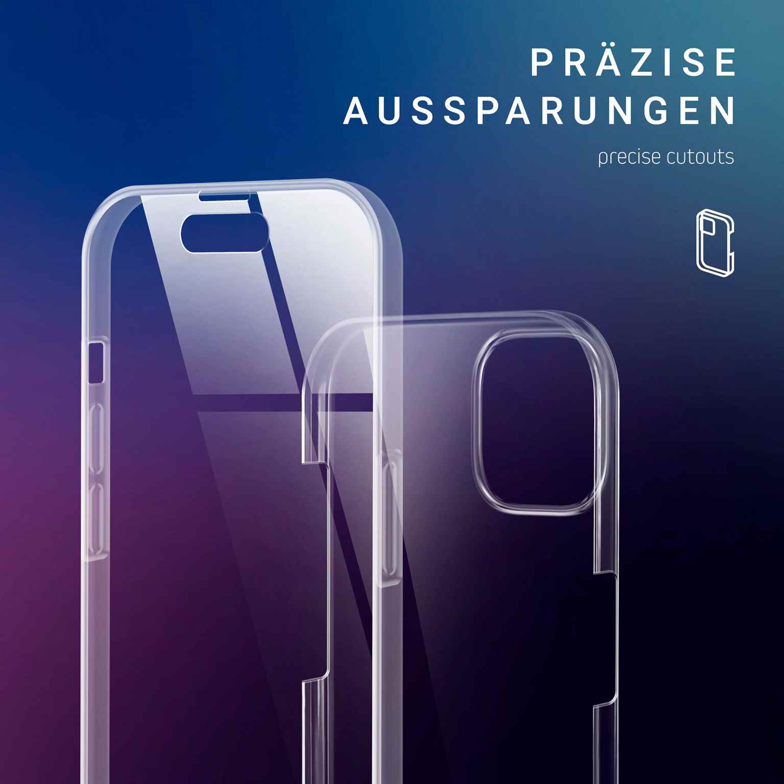 ONEFLOW Touch Case iPhone 15 Komplett Hülle 360 Grad – Weiteres Produktbild 5 ONEFLOW Touch Case iPhone 15 Komplett Hülle 360 Grad – Weiteres Produktbild 5