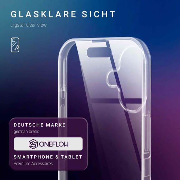 ONEFLOW Touch Case iPhone 16 Komplett Hülle 360 Grad – Weiteres Produktbild 3 ONEFLOW Touch Case iPhone 16 Komplett Hülle 360 Grad – Weiteres Produktbild 3