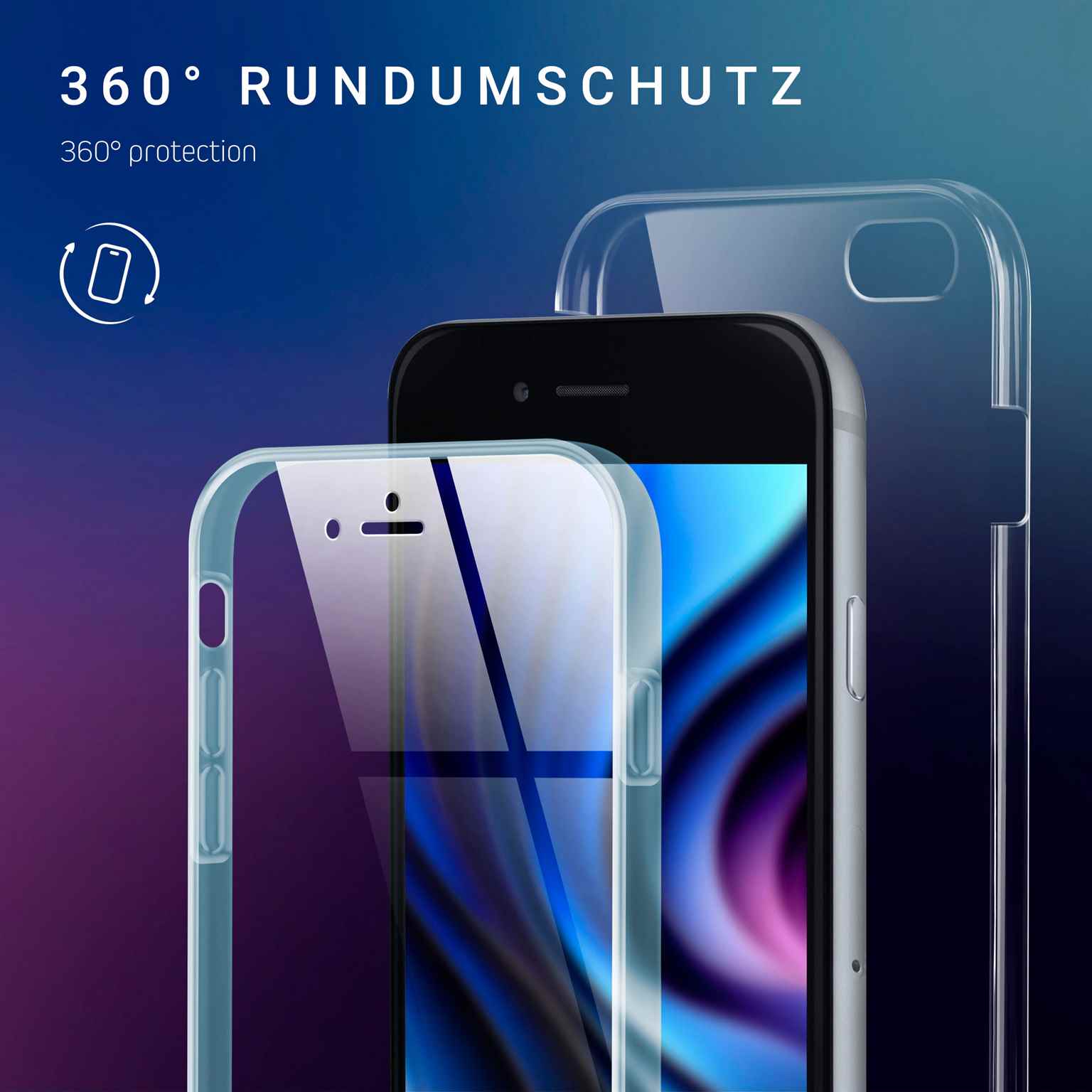 ONEFLOW Touch Case iPhone 6 Plus Komplett Hülle 360 Grad – Weiteres Produktbild 2 ONEFLOW Touch Case iPhone 6 Plus Komplett Hülle 360 Grad – Weiteres Produktbild 2
