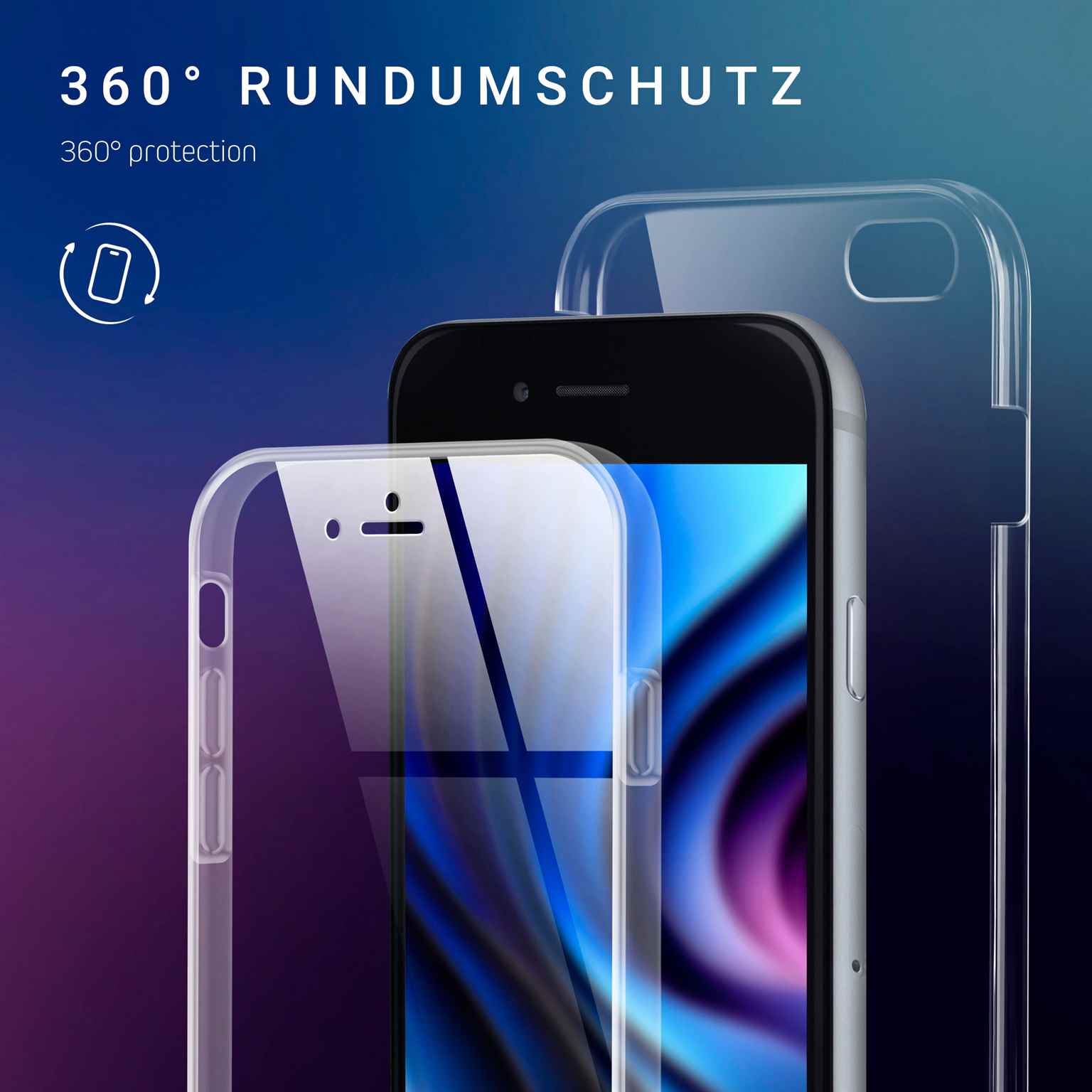ONEFLOW Touch Case iPhone 6 Plus Komplett Hülle 360 Grad – Weiteres Produktbild 2 ONEFLOW Touch Case iPhone 6 Plus Komplett Hülle 360 Grad – Weiteres Produktbild 2