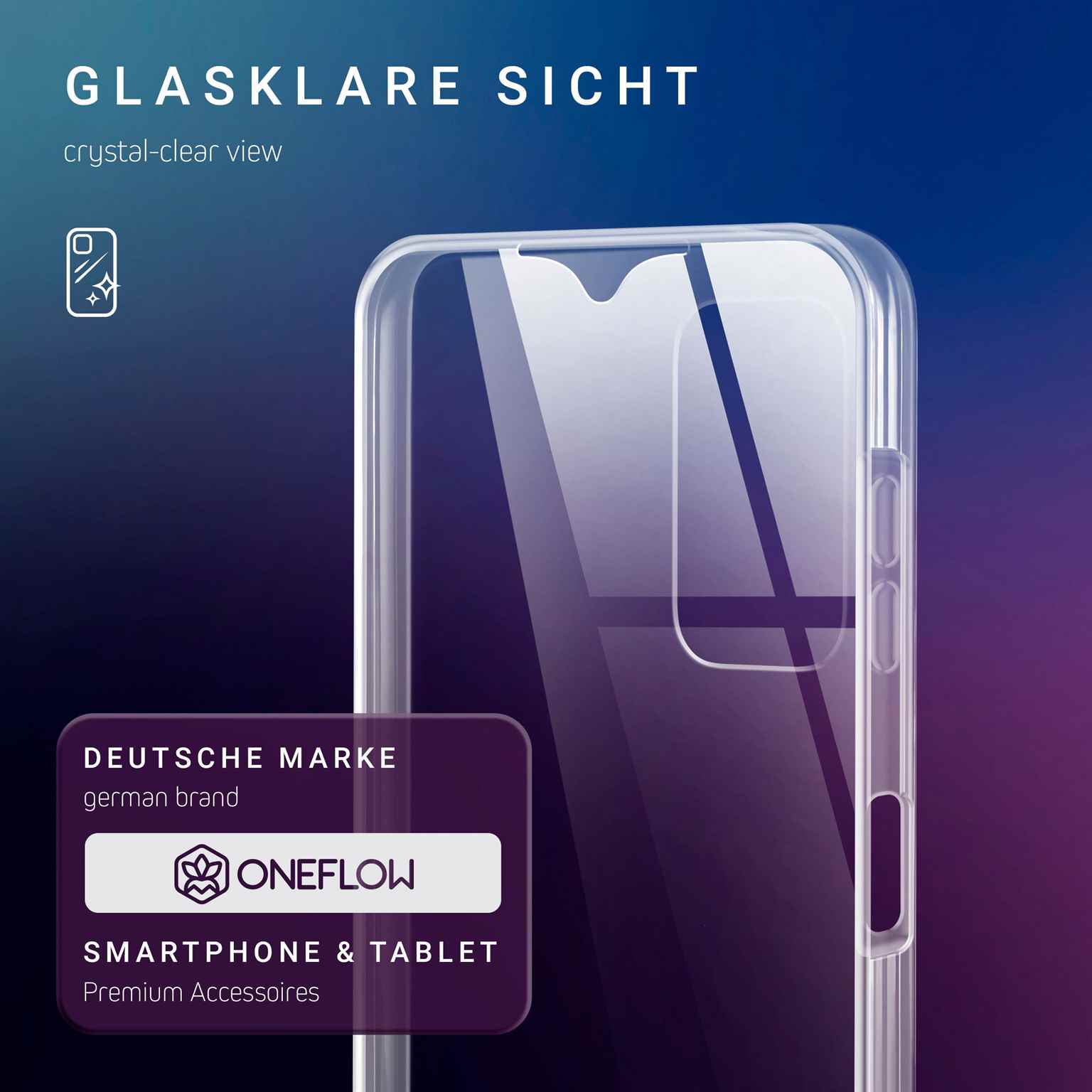 ONEFLOW Touch Case Samsung Galaxy A13 (4G) Komplett Hülle 360 Grad – Weiteres Produktbild 3