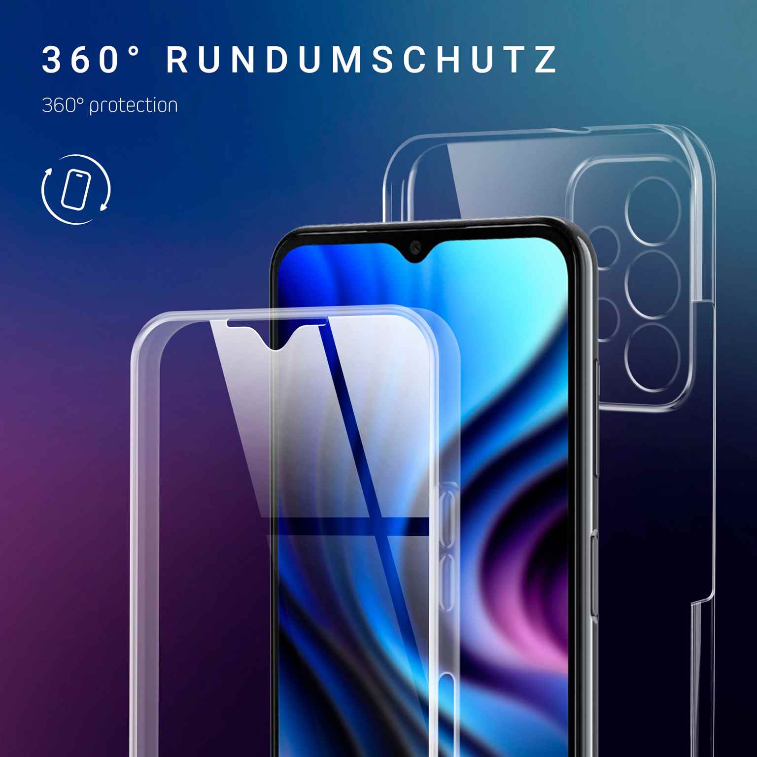 ONEFLOW Touch Case Samsung Galaxy A23 5G Komplett Hülle 360 Grad – Weiteres Produktbild 2 ONEFLOW Touch Case Samsung Galaxy A23 5G Komplett Hülle 360 Grad – Weiteres Produktbild 2