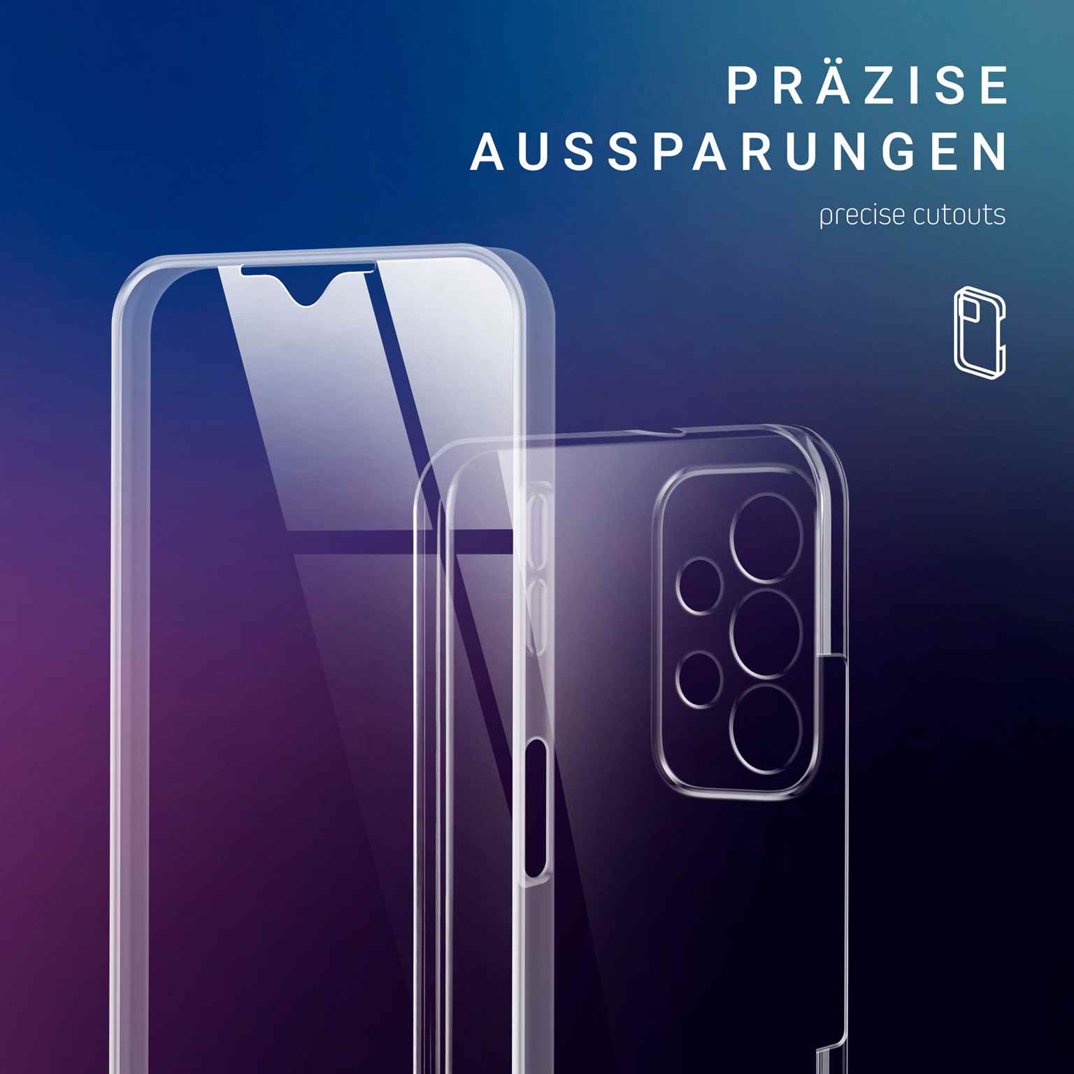 ONEFLOW Touch Case Samsung Galaxy A23 5G Komplett Hülle 360 Grad – Weiteres Produktbild 5 ONEFLOW Touch Case Samsung Galaxy A23 5G Komplett Hülle 360 Grad – Weiteres Produktbild 5