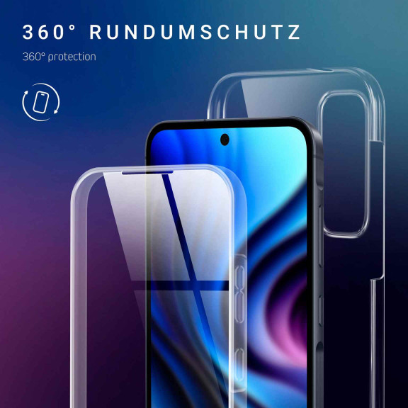 ONEFLOW Touch Case Samsung Galaxy A55 5G Komplett Hülle 360 Grad – Weiteres Produktbild 2
