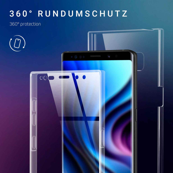 ONEFLOW Touch Case Samsung Galaxy Note 9 Komplett Hülle 360 Grad – Weiteres Produktbild 2