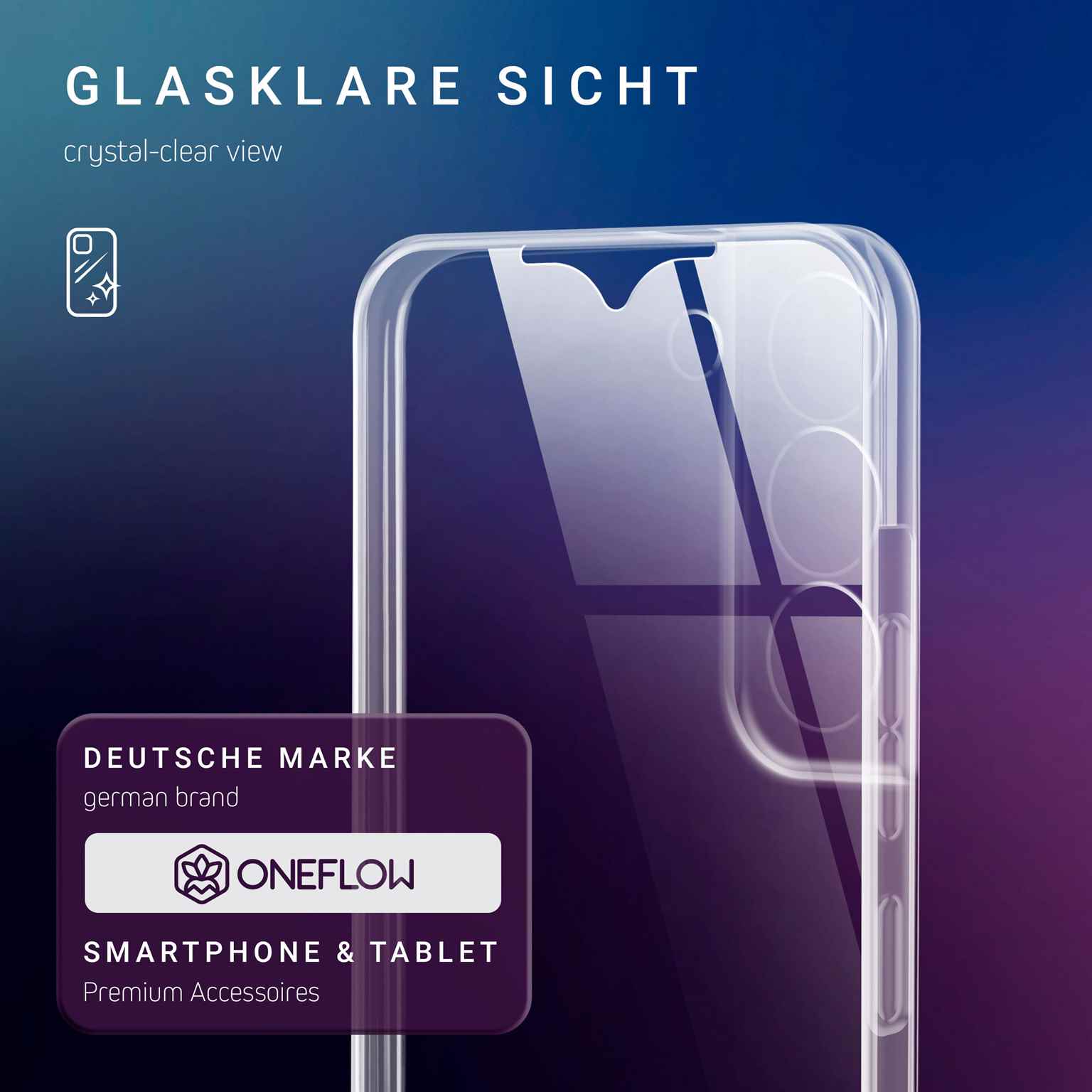ONEFLOW Touch Case Samsung Galaxy S22 Komplett Hülle 360 Grad – Weiteres Produktbild 3