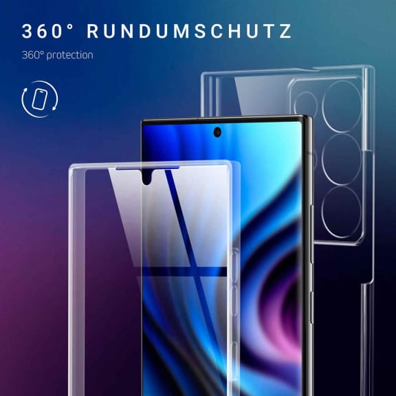ONEFLOW Touch Case Samsung Galaxy S23 Ultra Komplett Hülle 360 Grad – Weiteres Produktbild 2 ONEFLOW Touch Case Samsung Galaxy S23 Ultra Komplett Hülle 360 Grad – Weiteres Produktbild 2