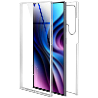 ONEFLOW Touch Case Samsung Galaxy S24 Ultra Komplett Hülle 360 Grad – Ultra-Clear