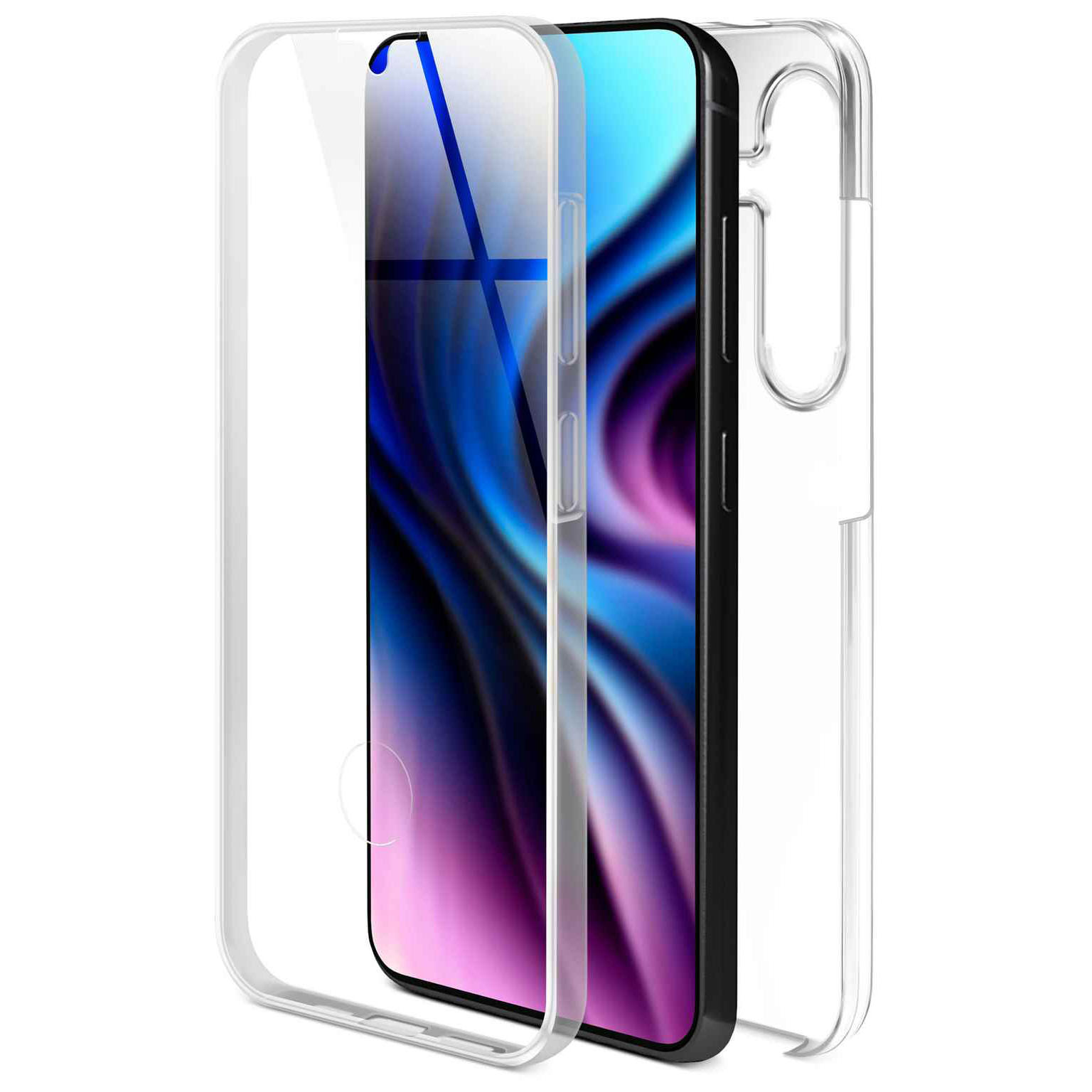 ONEFLOW Touch Case Samsung Galaxy S25 Komplett Hülle 360 Grad – undefined