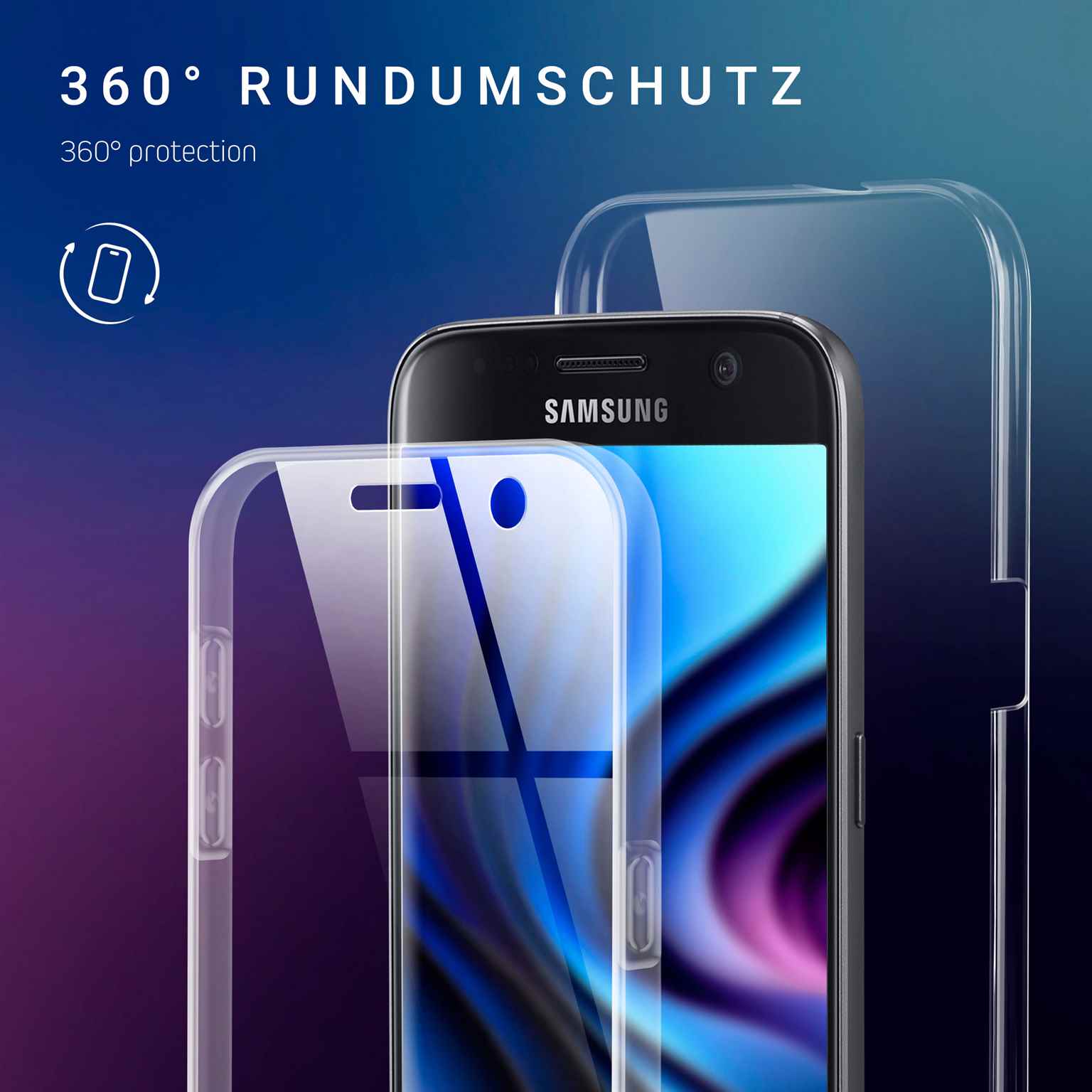 ONEFLOW Touch Case Samsung Galaxy S7 Komplett Hülle 360 Grad – Weiteres Produktbild 2 ONEFLOW Touch Case Samsung Galaxy S7 Komplett Hülle 360 Grad – Weiteres Produktbild 2