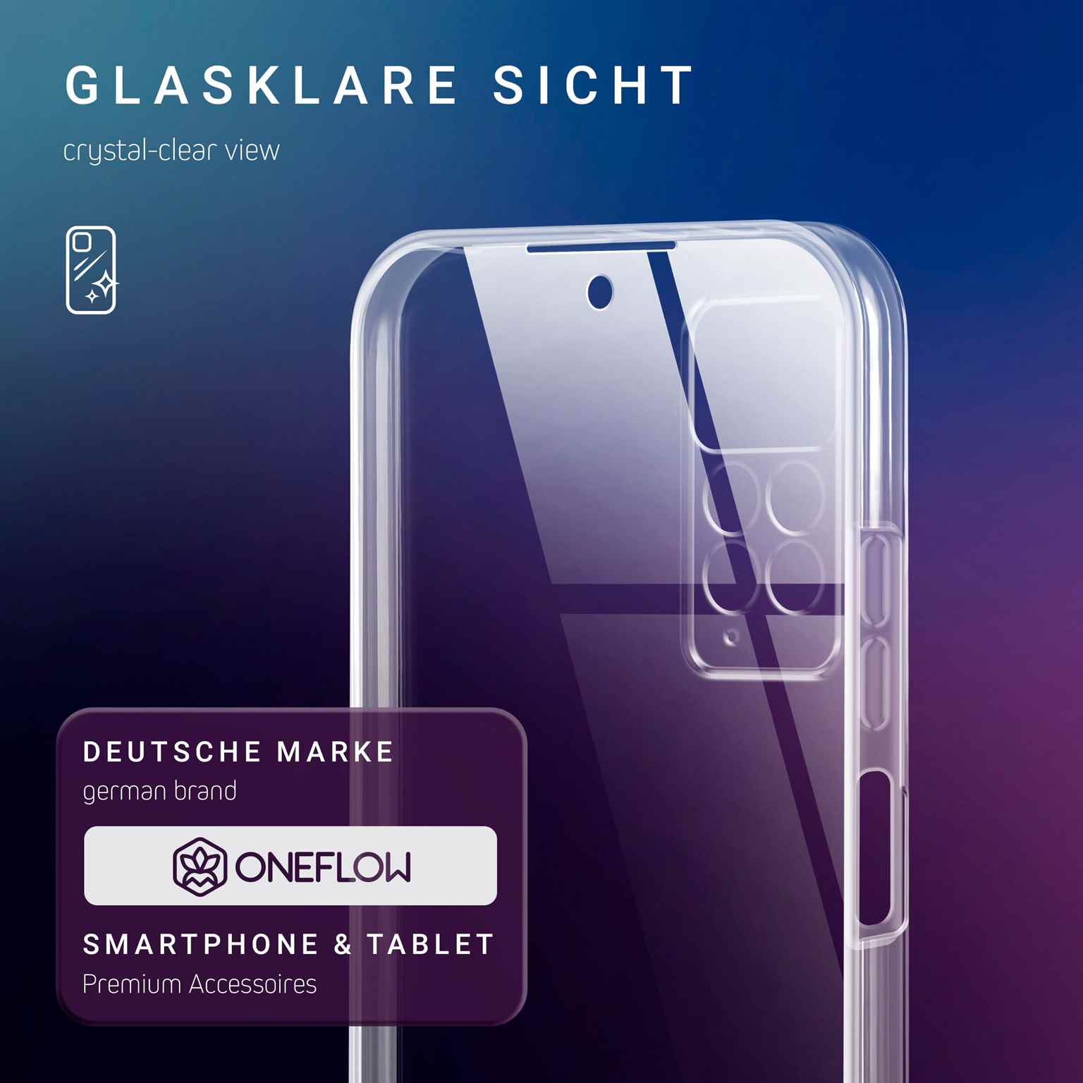 ONEFLOW Touch Case Redmi Note 11 Pro Komplett Hülle 360 Grad – Weiteres Produktbild 3 ONEFLOW Touch Case Redmi Note 11 Pro Komplett Hülle 360 Grad – Weiteres Produktbild 3