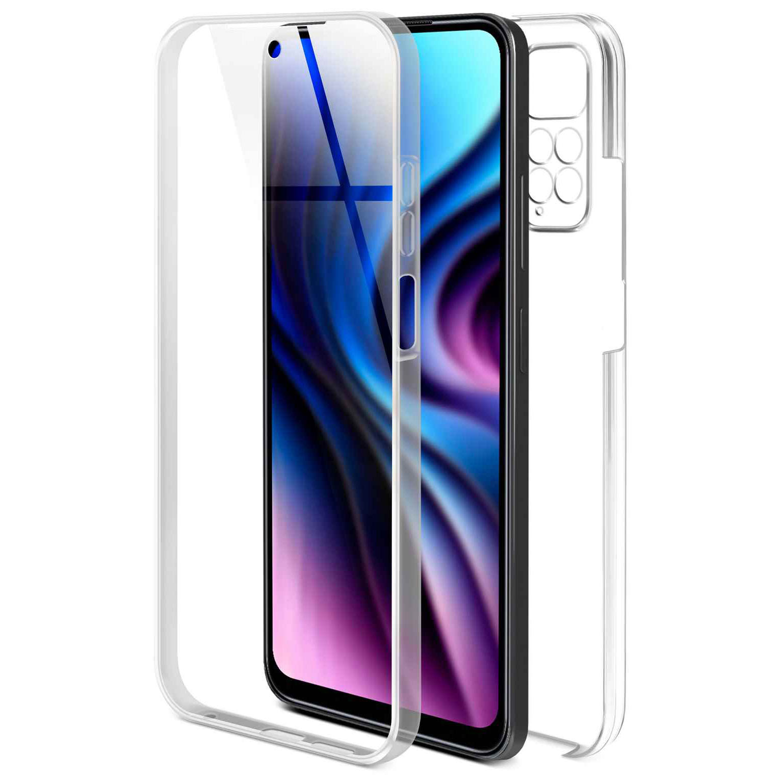ONEFLOW Touch Case Redmi Note 11S Komplett Hülle 360 Grad – undefined