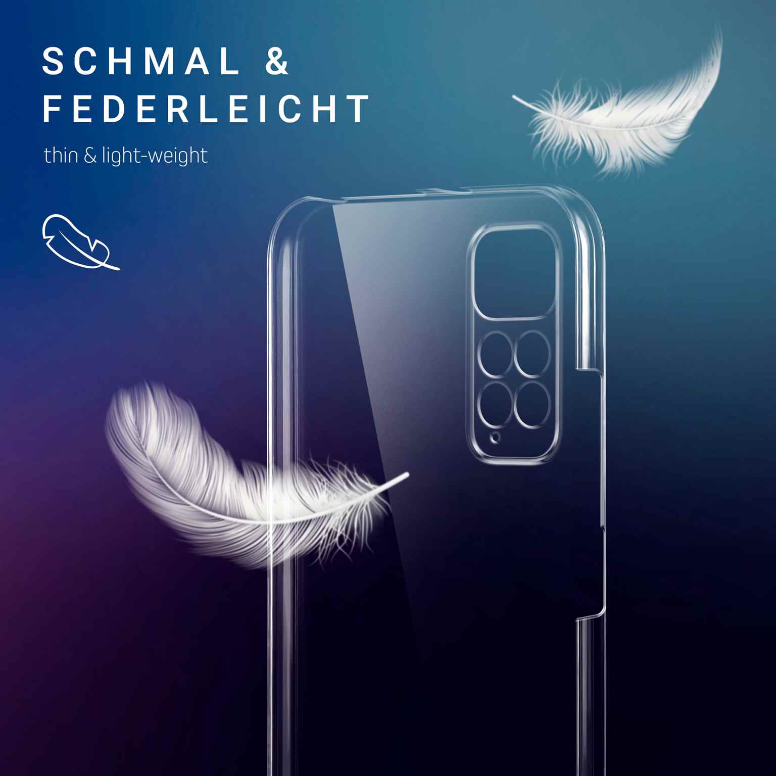 ONEFLOW Touch Case Redmi Note 11S Komplett Hülle 360 Grad – Weiteres Produktbild 4