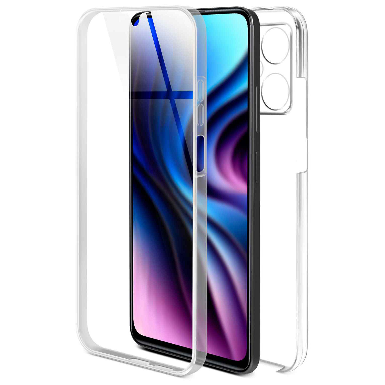 ONEFLOW Touch Case Redmi Note 12 Pro+ 5G Komplett Hülle 360 Grad – undefined