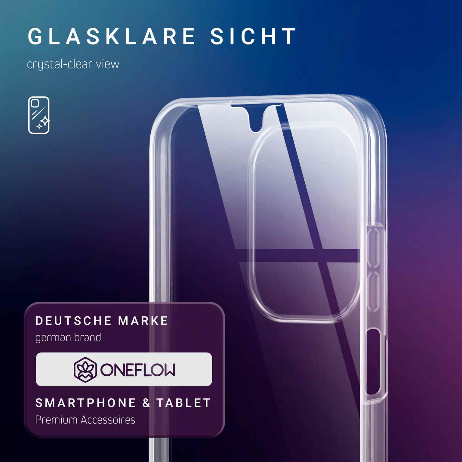 ONEFLOW Touch Case Redmi Note 13 Pro (4G) Komplett Hülle 360 Grad – Weiteres Produktbild 3