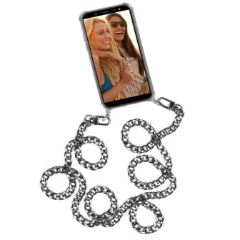ONEFLOW Twist Case iPhone 12 Handykette – Metall Kette – Panzerkette - Granit ONEFLOW Twist Case iPhone 12 Handykette – Metall Kette – Panzerkette - Granit