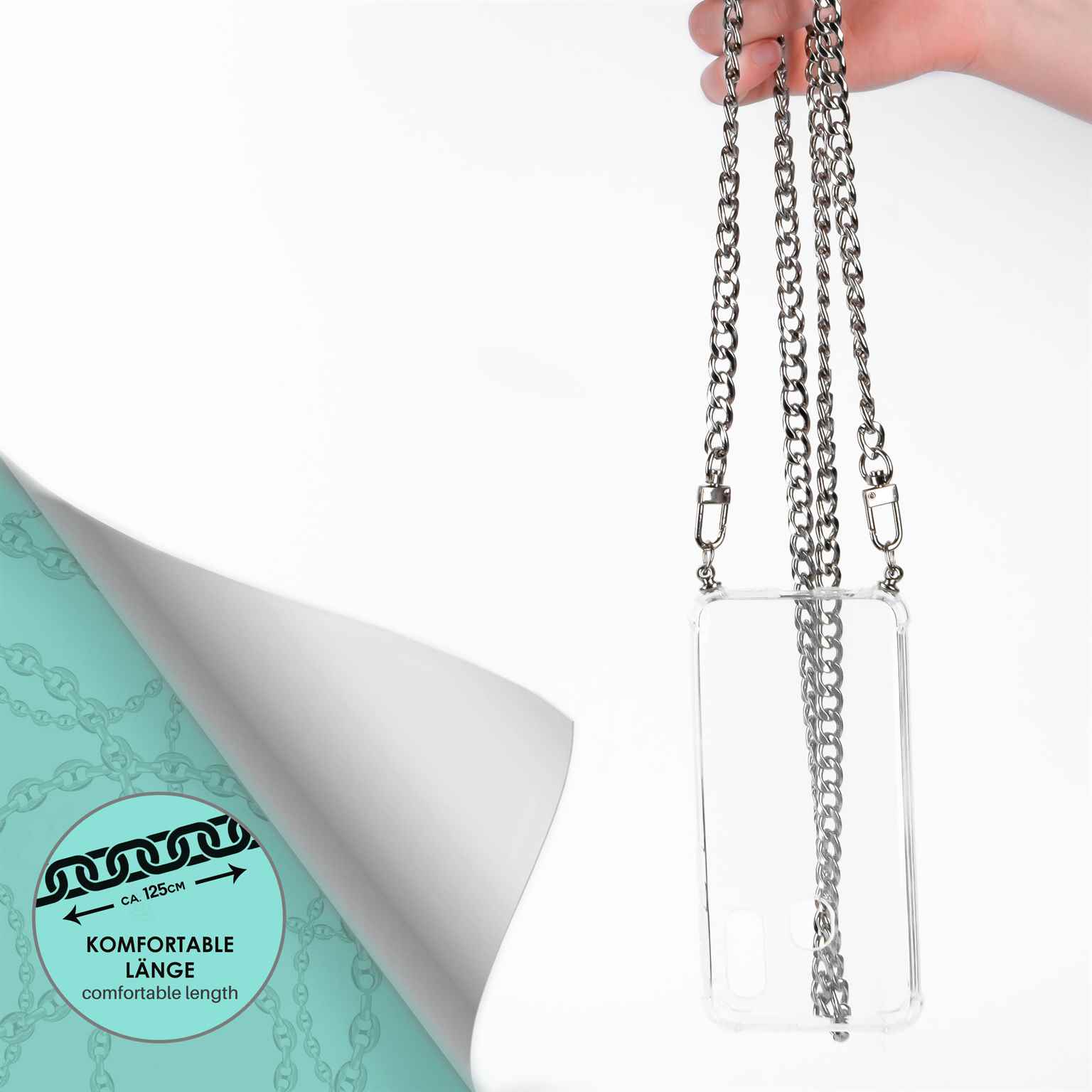 ONEFLOW Twist Case iPhone 14 Pro Max Handykette – Metall Kette – Weiteres Produktbild 6 ONEFLOW Twist Case iPhone 14 Pro Max Handykette – Metall Kette – Weiteres Produktbild 6