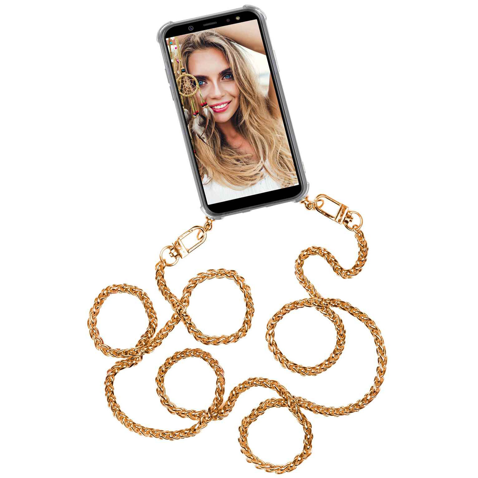 ONEFLOW Twist Case Huawei P20 Handykette – Metall Kette – Weiteres Produktbild 1 ONEFLOW Twist Case Huawei P20 Handykette – Metall Kette – Weiteres Produktbild 1