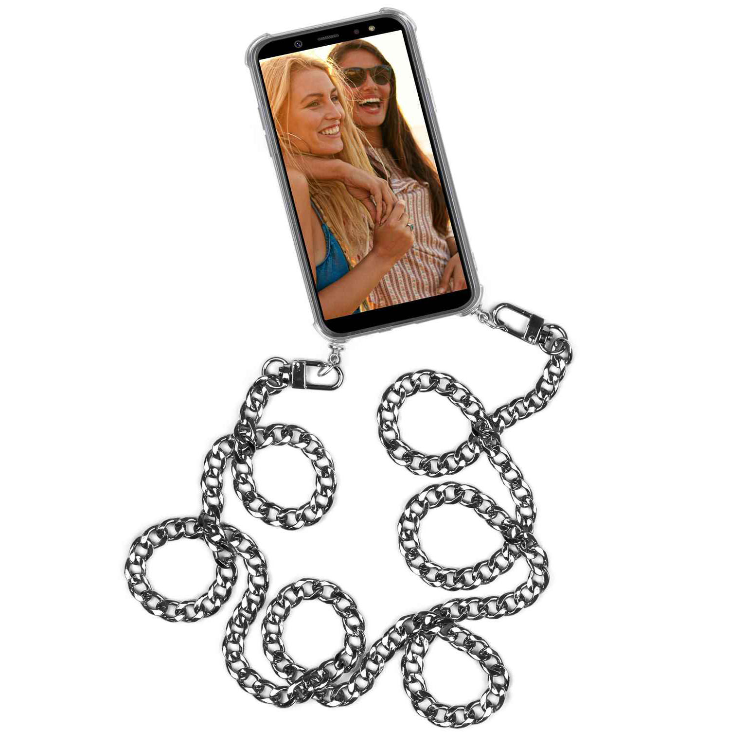 ONEFLOW Twist Case Samsung Galaxy S20 Handykette – Metall Kette Hauptbild