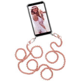 ONEFLOW Twist Case Xiaomi Mi Note 10 Pro Handykette – Metall Kette – Kette - Roségold ONEFLOW Twist Case Xiaomi Mi Note 10 Pro Handykette – Metall Kette – Kette - Roségold