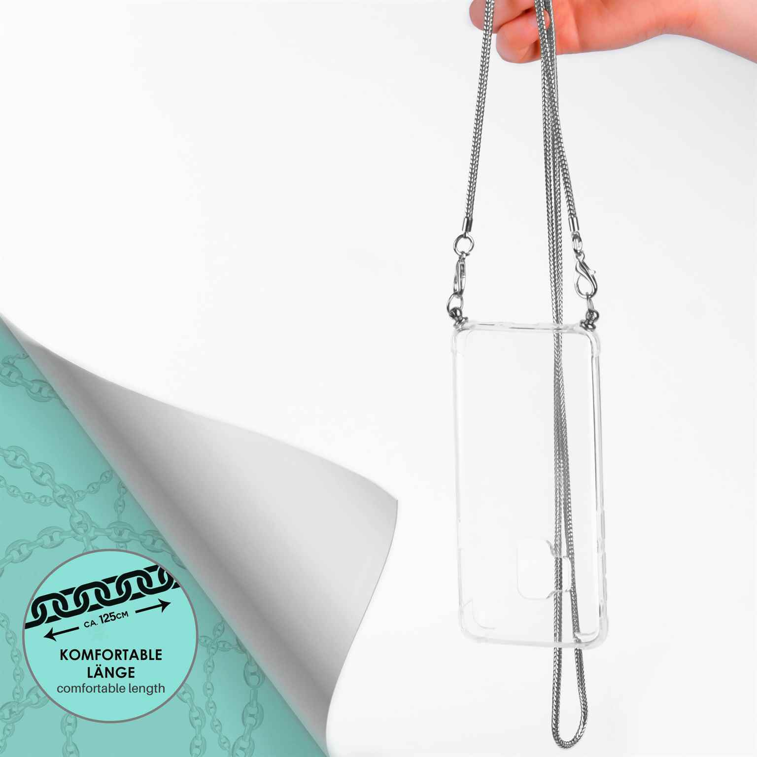 ONEFLOW Twist Case Redmi Note 9 Handykette – Metall Kette – Weiteres Produktbild 6 ONEFLOW Twist Case Redmi Note 9 Handykette – Metall Kette – Weiteres Produktbild 6