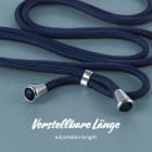 ONEFLOW Twist Case iPhone 12 Pro Max Handykette – Stoff Kordel – Produktbild 5