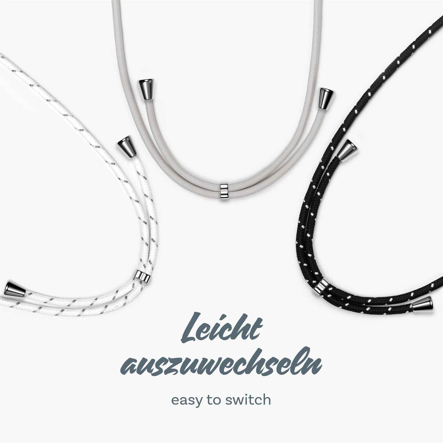 ONEFLOW Twist Case iPhone 13 Handykette – Stoff Kordel – Weiteres Produktbild 9 ONEFLOW Twist Case iPhone 13 Handykette – Stoff Kordel – Weiteres Produktbild 9