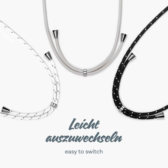 ONEFLOW Twist Case iPhone 14 Pro Max Handykette – Stoff Kordel – Weiteres Produktbild 9