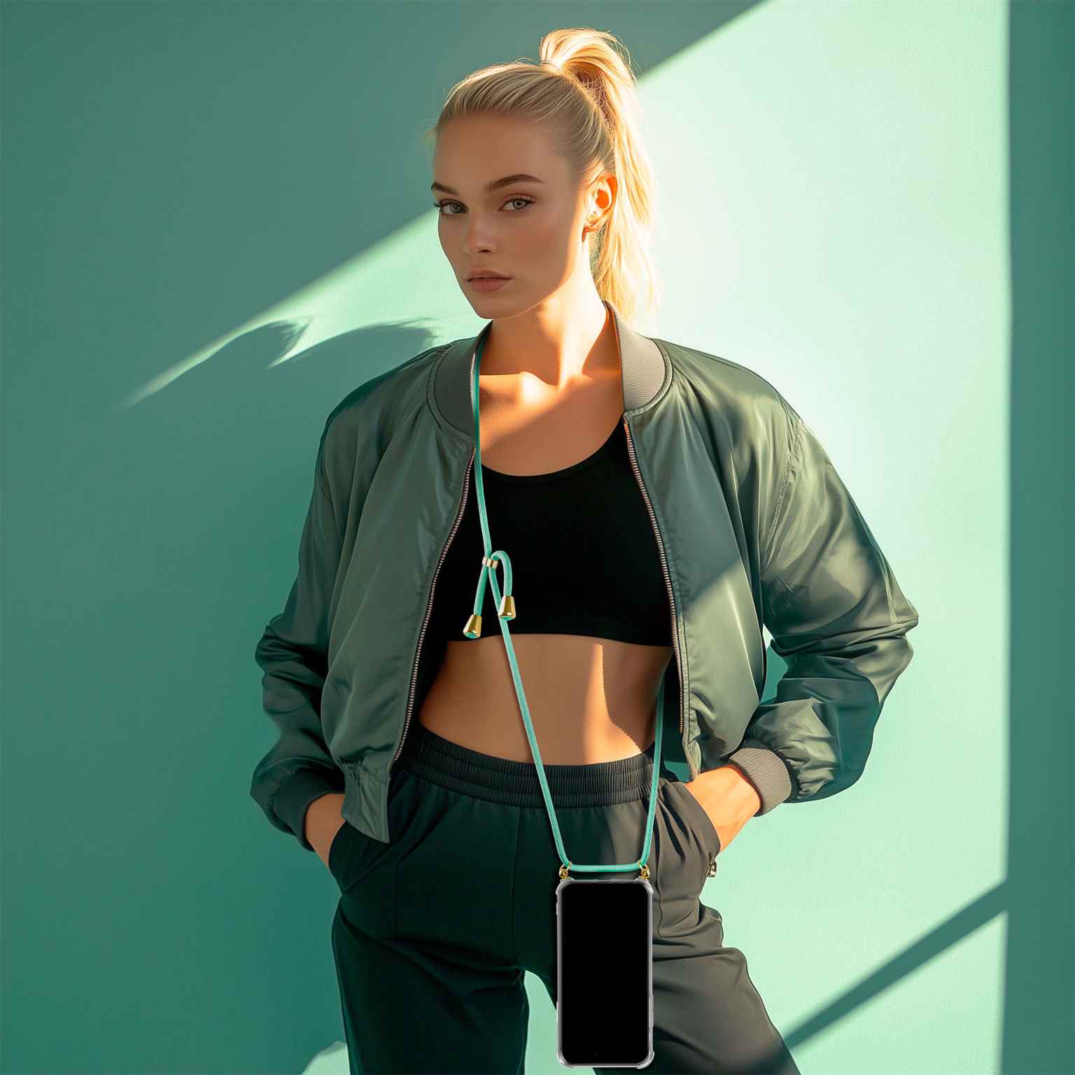 ONEFLOW Twist Case iPhone 15 Plus Handykette – Stoff Kordel – Weiteres Produktbild 4 ONEFLOW Twist Case iPhone 15 Plus Handykette – Stoff Kordel – Weiteres Produktbild 4