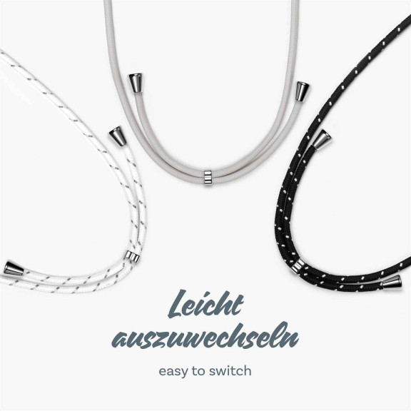 ONEFLOW Twist Case iPhone 16 Plus Handykette – Stoff Kordel – Weiteres Produktbild 9