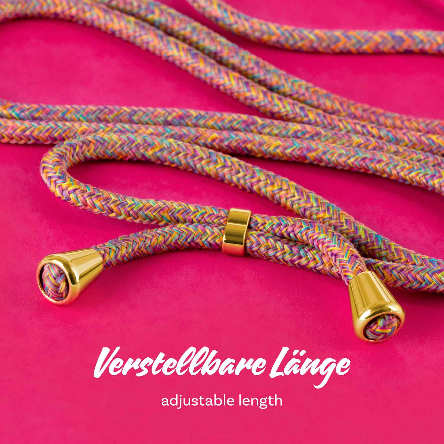 ONEFLOW Twist Case iPhone 16 Plus Handykette – Stoff Kordel – Weiteres Produktbild 5 ONEFLOW Twist Case iPhone 16 Plus Handykette – Stoff Kordel – Weiteres Produktbild 5