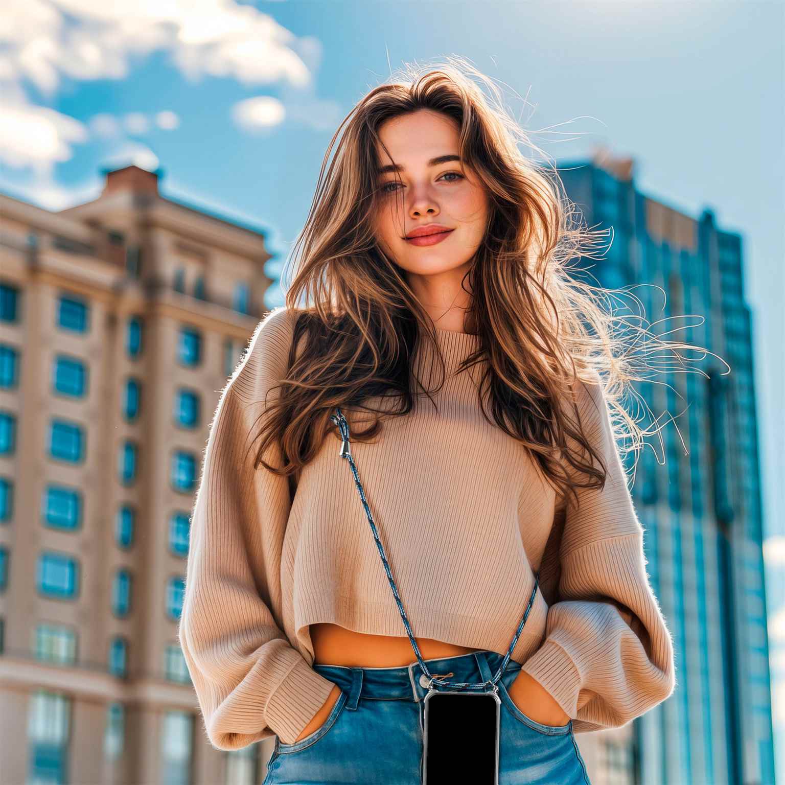 ONEFLOW Twist Case iPhone 16 Handykette – Stoff Kordel – Weiteres Produktbild 7 ONEFLOW Twist Case iPhone 16 Handykette – Stoff Kordel – Weiteres Produktbild 7