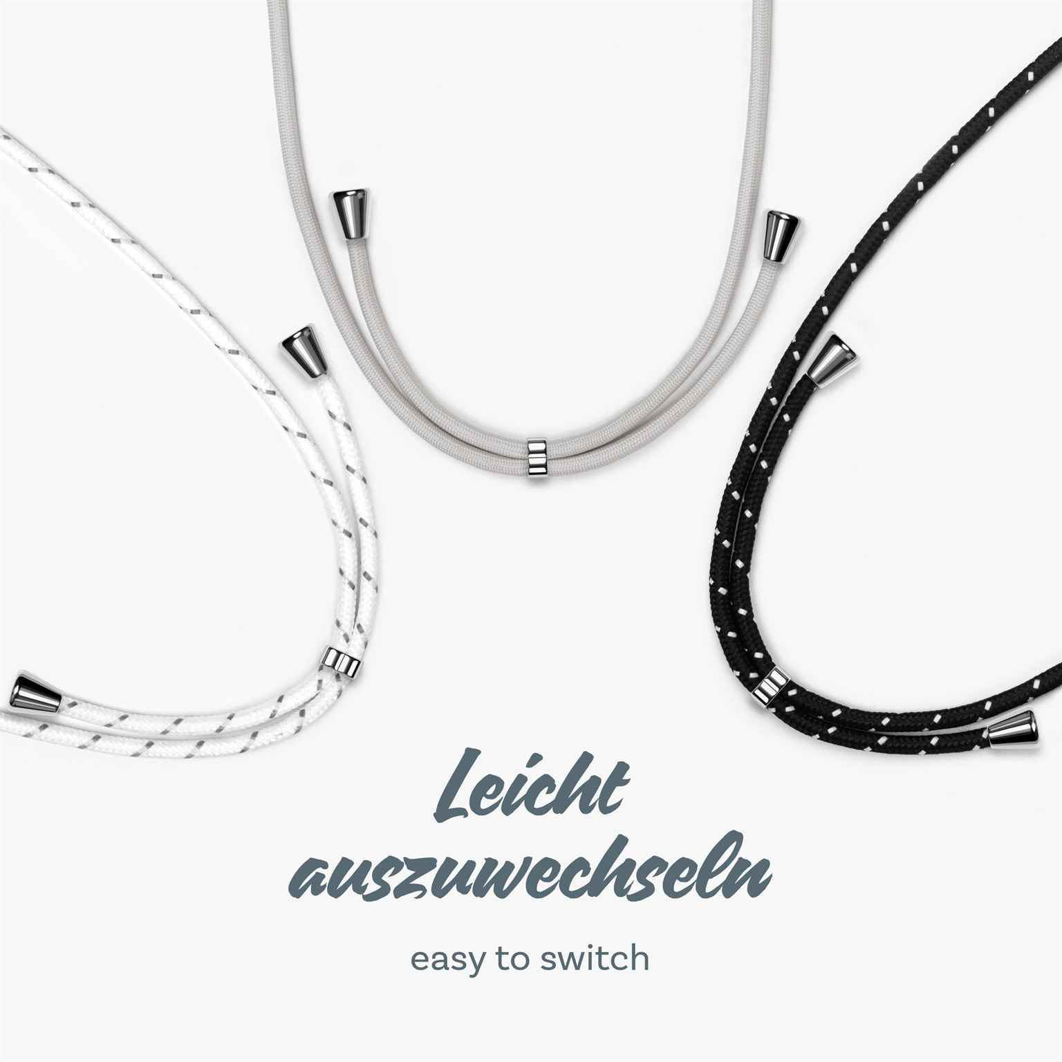 ONEFLOW Twist Case iPhone 16 Handykette – Stoff Kordel – Weiteres Produktbild 9 ONEFLOW Twist Case iPhone 16 Handykette – Stoff Kordel – Weiteres Produktbild 9