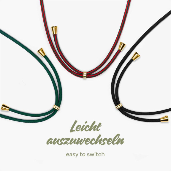 ONEFLOW Twist Case iPhone 16 Handykette – Stoff Kordel – Weiteres Produktbild 9