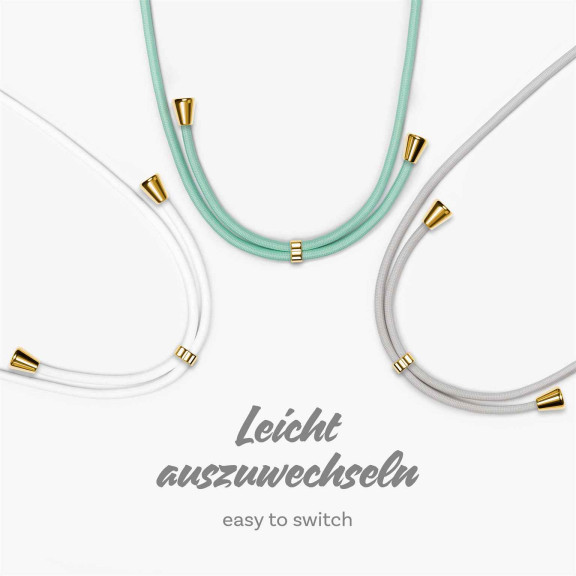 ONEFLOW Twist Case iPhone 16 Handykette – Stoff Kordel – Weiteres Produktbild 9