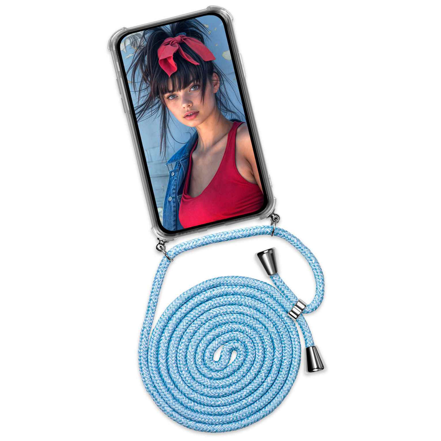 ONEFLOW Twist Case iPhone 5 Handykette – Stoff Kordel – undefined