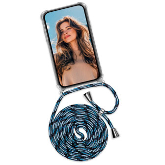 ONEFLOW ONEFLOW Twist Case iPhone X Handykette – Stoff Kordel – City Dip