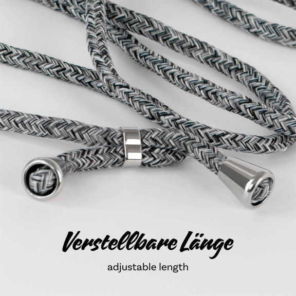 ONEFLOW Twist Case iPhone X Handykette – Stoff Kordel – Weiteres Produktbild 5