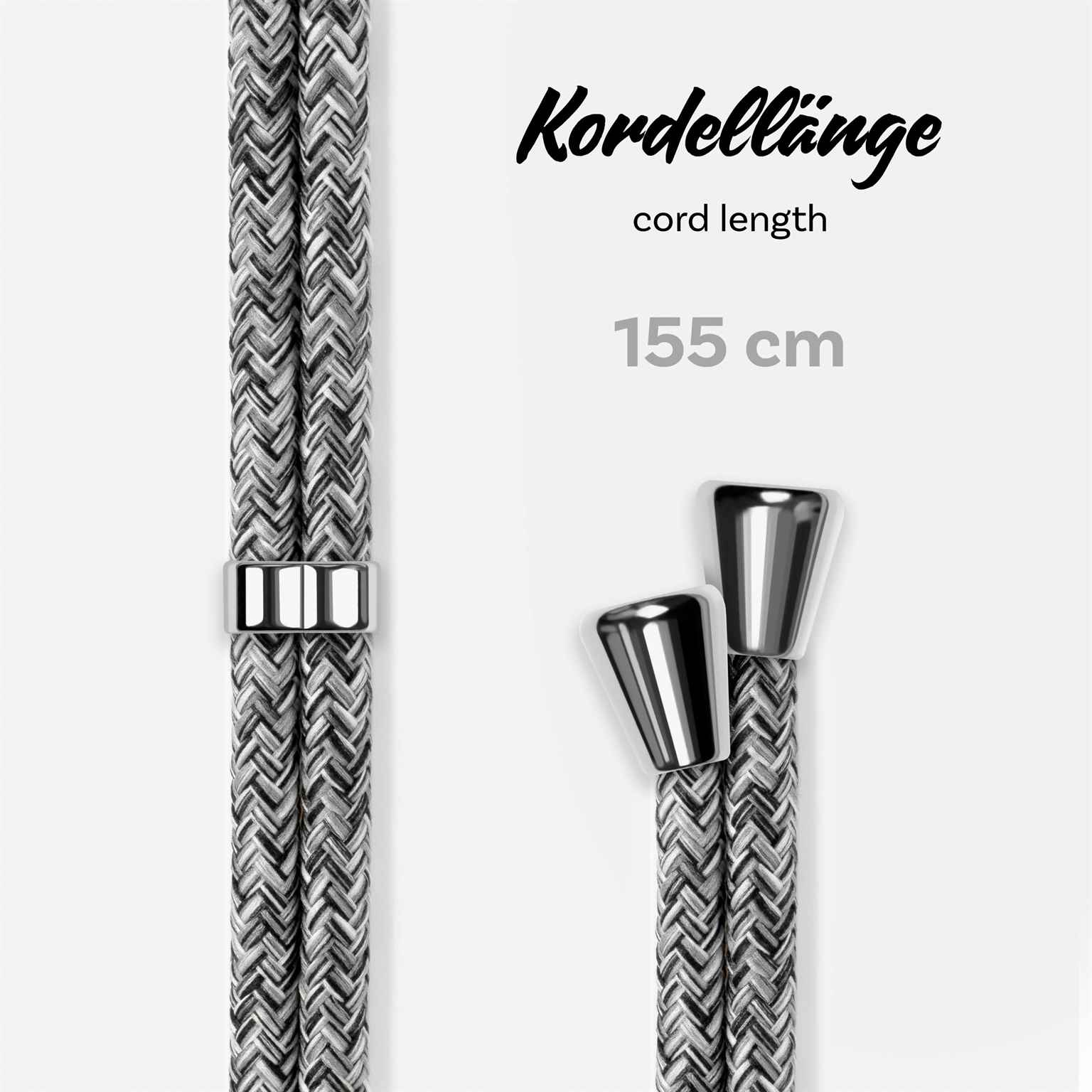 ONEFLOW Twist Case iPhone X Handykette – Stoff Kordel – Weiteres Produktbild 5