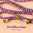 ONEFLOW Twist Case iPhone X Handykette – Stoff Kordel – Produktbild 5